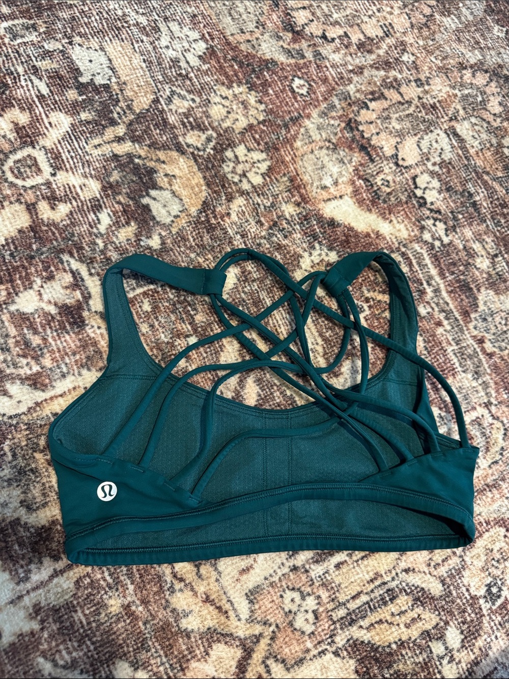 lululemon athletica Strappy Sports Bra - Teal Green